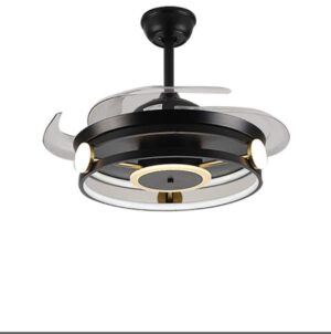 Lampe Lustre avec Ventilateur Intégré